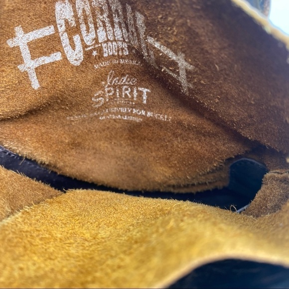 Corral Western Brown Calf Ankle Bootie - Picture 5 of 6